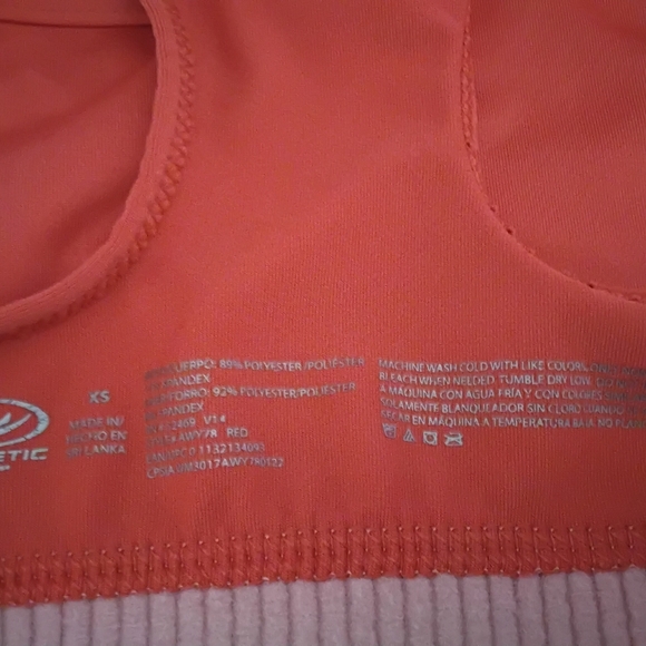 BUNDLE OF 3 Girls Active Bras XS (4-5) Athletic Works & Wonder Nation - Picture 8 of 12